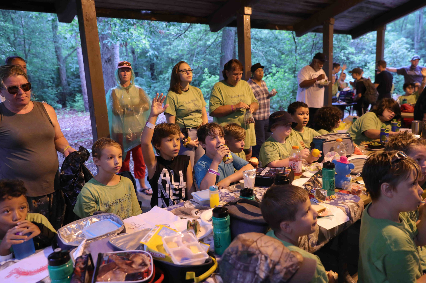 Joe Martucci conducted a safety and weather for Boy Scout troops